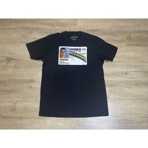 Superbad Mc Lovin License Mens Sz L Black T Shirt Top Hawaii Short Sleeve